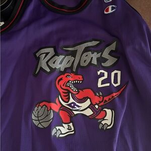 Champion Raptors Purple and Red Jersey